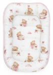  Baby Shop babafészek 55x75 cm - Mackó álom rózsaszín