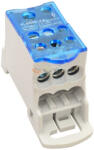 TRACON Fővezetéki leágazókapocs 125A/400VAC/DC 1x50+6x25mm2 nyitható fedéllel 1P 50mm2 TRACON FLSO50