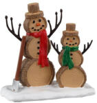 Lemax log snowmen Vail Village 2023