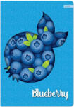 Lastva Füzet, LASTVA Neon Fruits Blueberry, A4, 52 lapos, kockás (FLNFBA452K)