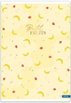 Lastva Füzet, LASTVA Pastel Fruits-S, A4, 52 lapos, kockás (FLPFSA452K)