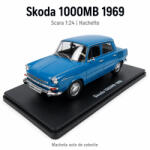 Hachette Macheta Skoda 1000MB 1969, albastru, scara 1: 24, Hachette (2976)