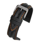 LBS Curea Piele Water Rezistant (negru) 20mm
