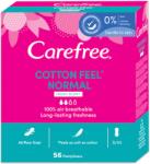 Carefree Absorbante zilnice cu extract de bumbac Cotton Feel Normal, 56 bucati, Carefree