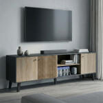 FDY Comoda TV Tuscara, nuanta sonoma-antracit, 180 x 41 x 51 cm