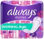 Always Absorbante Dailies Normal To Go, 20 bucati, Always