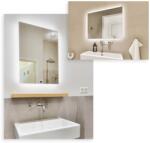 KOLORENO Oglindă LED dreptunghiulară iluminată - 50x70 cm - Alb neutru (4500K) (LUSTRO-P-50X70)