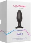 Lovense Dop anal Hush 2 cu vibrații și control prin aplicație - Negru , 15.0 , 5, 7 cm