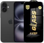 Flippy Folie de Sticla pentru Apple iPhone 16, Flippy, Sticla Securizata ESD Antistatica, Super-X OG, cu Margini Negre, Rezistenta la Zgirieturi, 0.35 mm, Transparenta (163532)