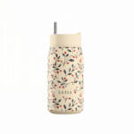 Estia Home Art Lens Save The Aegean Pahar Termos Oțel Inoxidabil Fără BPA 360ml Bloom Beige cu Pai 01-42912 (01-42912)