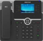 Dinstar Telefon IP Dinstar C64G, 16 Conturi SIP, PoE, Negru (C64GP)
