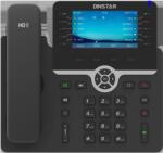 Dinstar Telefon IP Dinstar C66G, 20 Conturi SIP, PoE, Negru (C66GP)