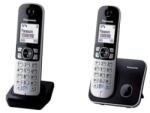 Panasonic Telefon Panasonic Dect KX-TG6811FXB, Caller ID, Negru + Receptor suplimentar KX-TGA681FXB (KX-TG6811FXB+KX-TGA681FXB)