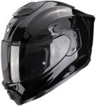 Scorpion Exo 1500 Air Solid Negru Casca Moto Față întreagă ECE 22.06 cu Pinlock (Membrană Antiaburire) și Sunvisor 115-100-03 (115-100-03)