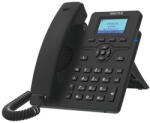 Dinstar Telefon IP Dinstar C60U, 2 Conturi SIP, LCD grafic de 132x64 pixeli, Negru (C60U)