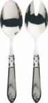 Casa Bugatti Linguri pentru salată Aladdin, gri-oțel, set 2 piese (ALCGM-N4214/15)