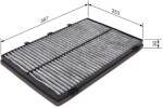 Bosch Filtru habitaclu cu carbon activ BOSCH 1 987 432 482 (1 987 432 482)
