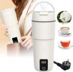  Fierbator electric portabil, Luxofia, 350ml, afisaj digital, 4 trepte de temperatura 45-60-80-100°C, oprire automata, interior otel inoxidabil, mentinere temperatura 2 ore, protectie antiarsuri (105) Fierbator