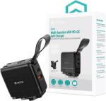 DEVIA Global hálózati gyorstöltő utazó adapter, 45W, CN/JP/US/EU/UK/AU, fekete (ST130814) (ST130814)