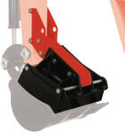 Bluebird MEX 600 mini forgó kotróhoz kanálfedő adapter (B31312)