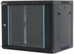 Dateup Cabinet metalic, 15 Unitati, Culoare Negru, Neasamblat - DATEUP Rack 15U 60x45-PE-N (Rack 15U 60x45-PE-N)