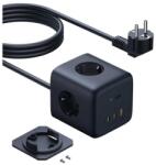 Baseus ENERFILL FA11 hálózati elosztó 3 AC+USB+2 Type-C 67W GaN6 150cm fekete 174194 E00082100123-00 (E00082100123-00)
