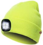  Téli sapka LED fejlámpával - sárga Trizand 22664 76212 (5900779947337)