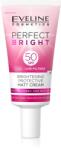 Eveline Cosmetics Perfect Bright SPF 50 védő mattító arckrém SPF 50 30 ml
