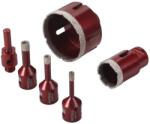 Kraft&Dele Gyémánt koronafúró készlet 6-68mm, 6db 64996 (KD5953)