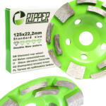 MAR-POL DOUBLE ROW szegmentált csiszolótárcsa betoncsiszoláshoz 125mmx22, 2mm 61218 (M90906)