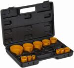 Kraft&Dele Koronafúró, körkivágó készlet fához és fémhez 17db, 19-76mm + adapter 64926 (KD10758)