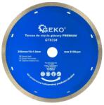 GEKO Gyémánttárcsa porcelánra és kerámiára 200x1, 6x22, 2x10mm 61925 (G78334)