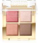 Eveline Cosmetics Celebrity Skin Púderes highlight és kontúr paletta 4 in 1 16 g