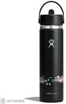 Hydro Flask Wide Flex Straw Cap termosz, 710 ml, glitch black