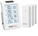 RainPoint B0598 3 csatornás hőmérséklet- és páratartalom-mérő automatikus háttérvilágítással
