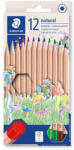 STAEDTLER Színes ceruza készlet, hatszögletű, STAEDTLER "Noris® natural 143N", 12 szín (TS143NC12) - tutitinta
