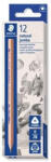 STAEDTLER Grafitceruza, 2B, háromszögletű, vastag, STAEDTLER Noris® natural jumbo 119N (TS119N2B) (119N-2B)