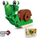  Brixel: Animal fusion állatépítő játék - csiga (SBA56138_9)