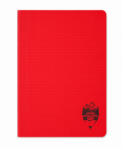 DACO Caiet A4 60 file DACO, coperta plastic, matematica, 70g/mp, Rosu (CT461AR/ROSU)