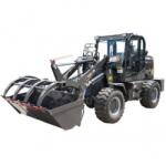  Incarcator frontal articulat WOLA 1T, 4x4, motor diesel 57CP, cupa cu gheara 0.8 m³ THOR