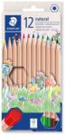 STAEDTLER Noris natural 143N Színes ceruza készlet hatszögletű 12 szín TS143NC12 (TS143NC12)