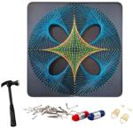 RealG RC-K-159 Kreativní sada na String Art 40 × 40 cm, geometrický kruh