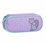 Starpak Penar neechipat Starpak Glitter Cat 576221, 1 fermoar, oval (P4861) Penar