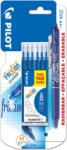 Pilot Set Pilot Frixion Clicker 0.7 mm + 6 rezerve, Albastru (BCD583080-A)