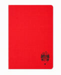 DACO Caiet A4, 100 file Daco CT410AR, 70 g/mp, Matematica, coperta plastic, Rosu (CT410AR/ROSU)