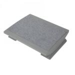 Maul Suport pentru picioare, cu covoras, ergonomic, ajustabil (x5), 45x39 cm, MAUL Pro - gri (MA-90225-85)