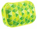 ZIPIT Penar cu fermoar, ZIPIT Colorz Storage box - triunghiuri verzi (ZP-145665) Penar
