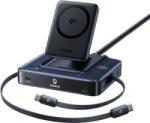 Baseus Statie incarcare Baseus Nomos NH21 6-in-1 245W, BPS 3.0, Qi2, Display LCD, Negru (e0120q00) - cel