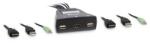 Inter-Tech Switch KVM Inter-Tech LS-21HA, 2 x HDMI, Black (88887340)