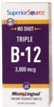 Superior Source Vitamina B12 3000 mcg, 60 tablete sublinguale, Superior Source